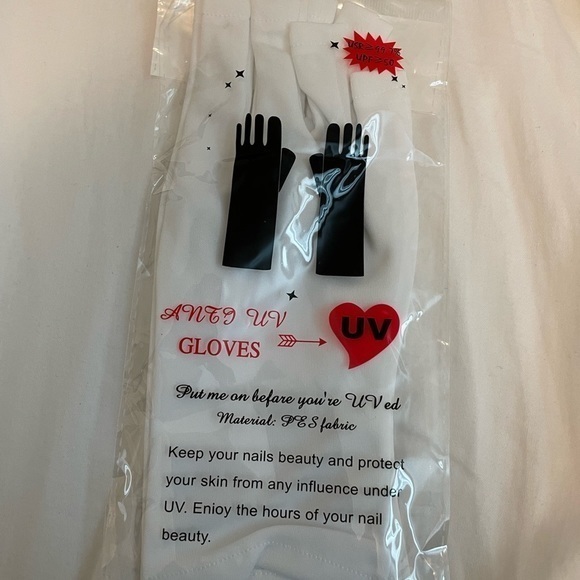 🆕 UV Shield Glove Gel Manicures Glove Anti UV Fingerless Gloves Protect Hands - Picture 7 of 8